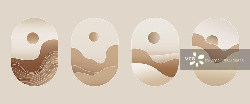 几何椭圆象征着图片素材