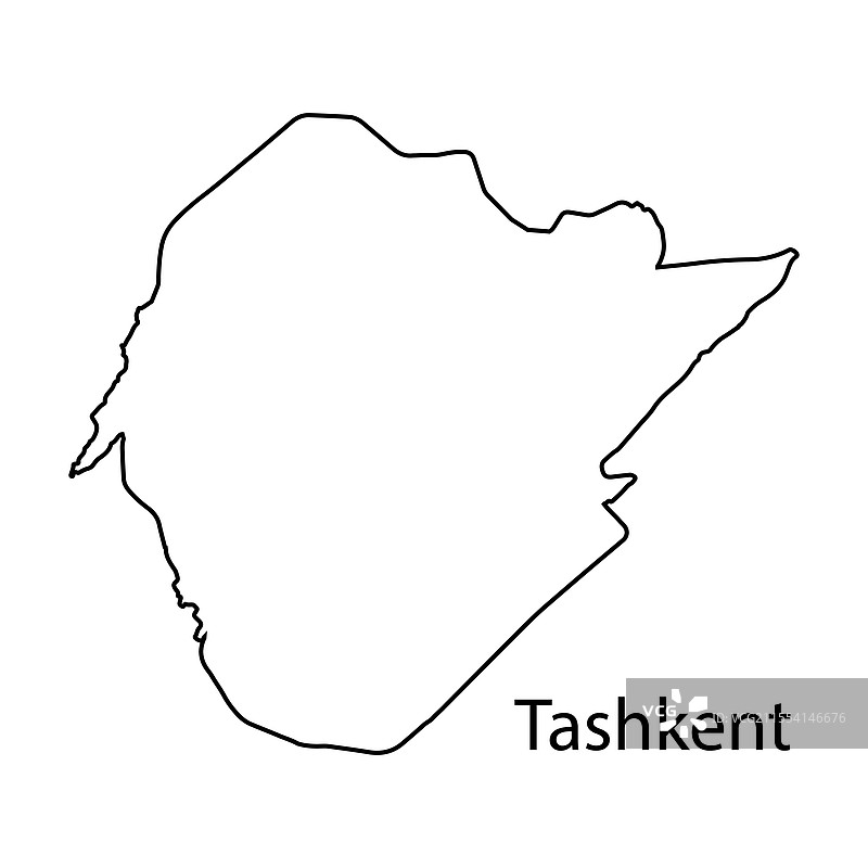 乌兹别克斯坦首都塔什干的地图设计图片素材