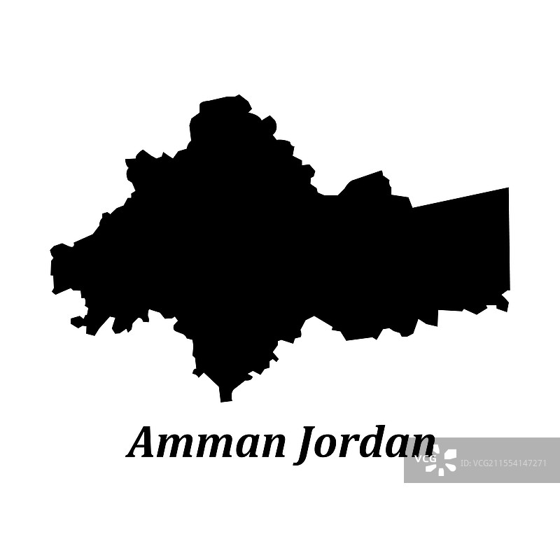 约旦首都安曼的地图设计图片素材