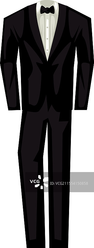 婚礼新郎的礼服图片素材