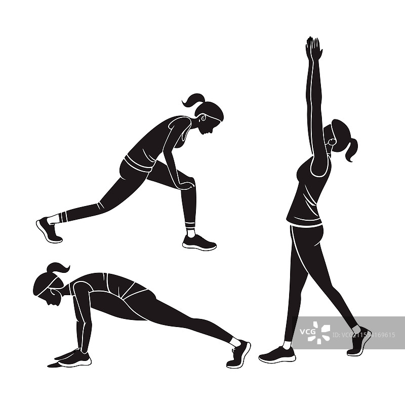 改善柔韧性的正确拉伸技巧图片素材