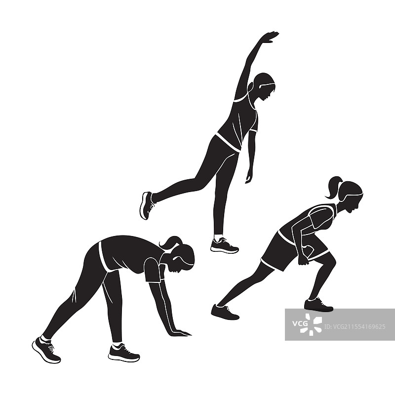 改善柔韧性的正确拉伸技巧图片素材