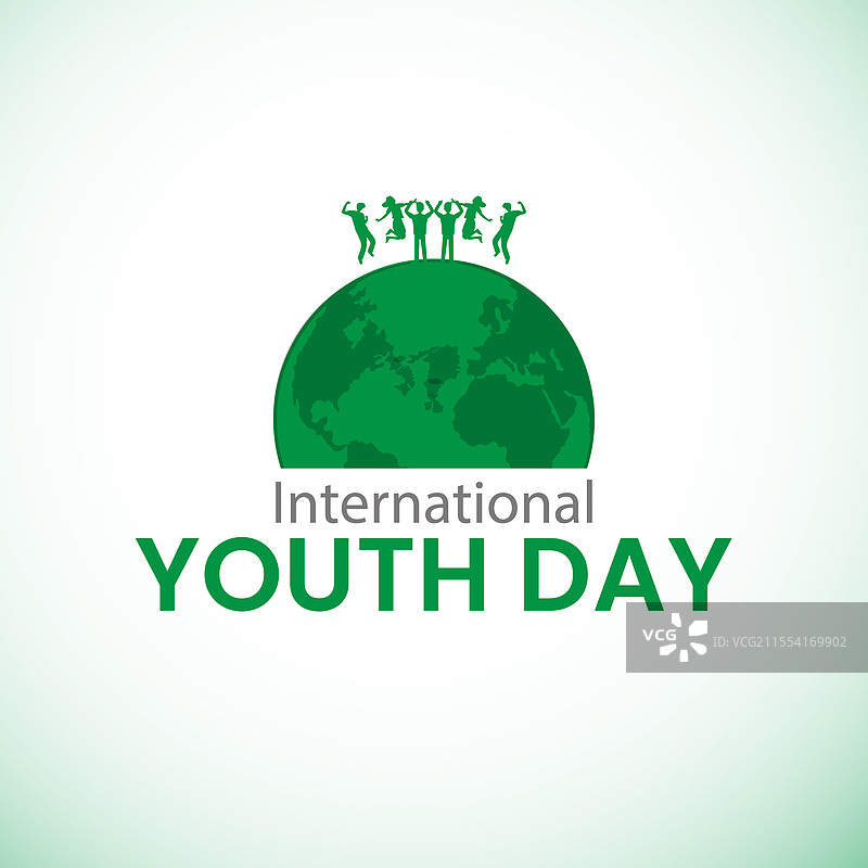 国际青年日设计，8月12日图片素材