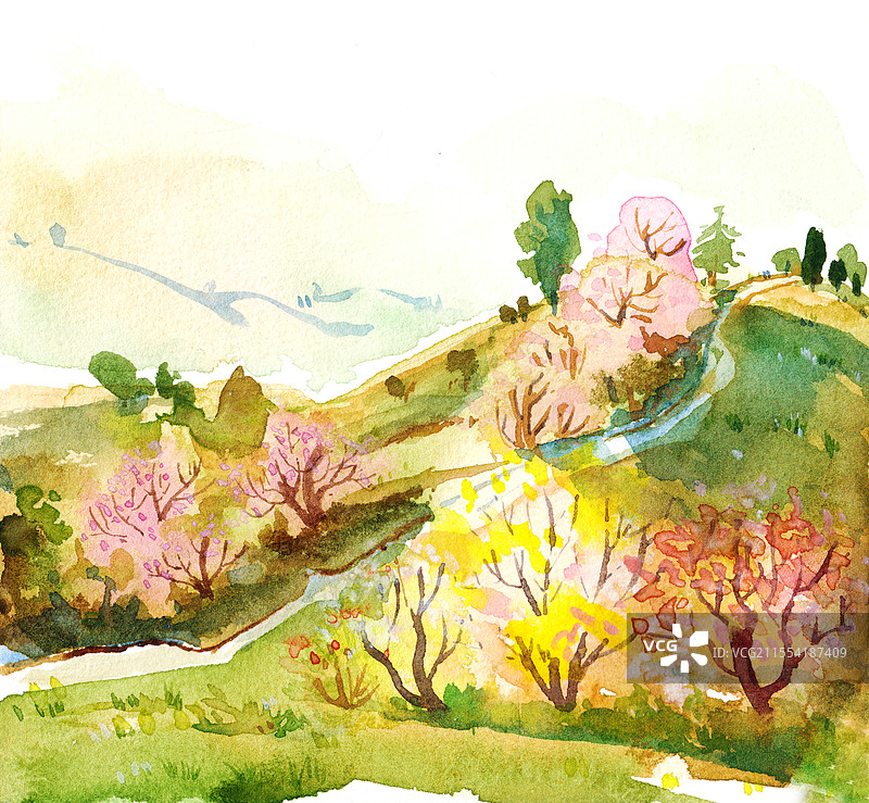 春天赏花图片素材