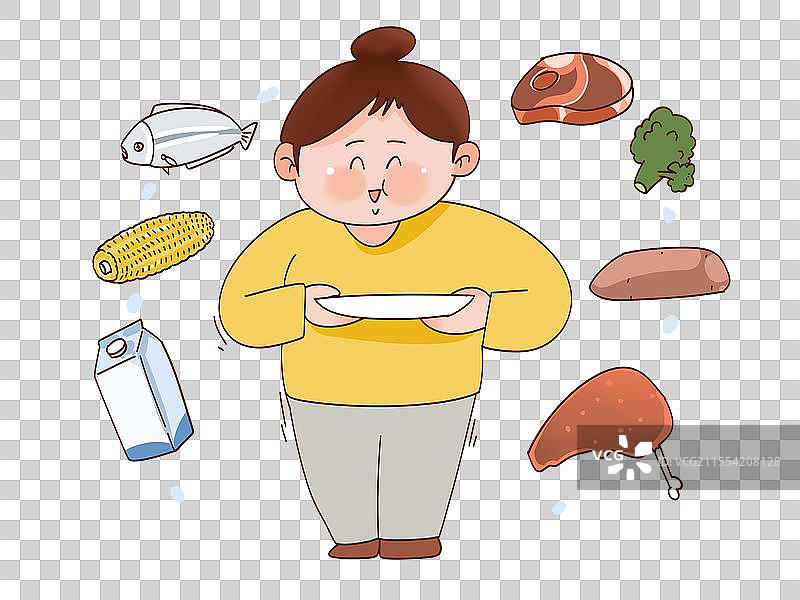 女孩轻断食 节食 减肥 瘦身 体重管理 食物 食谱 健康 保健 身体 肥胖 体重管理年 牛奶 玉米图片素材