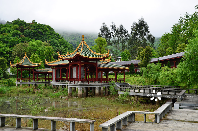 永州九嶷山舜帝陵图片素材