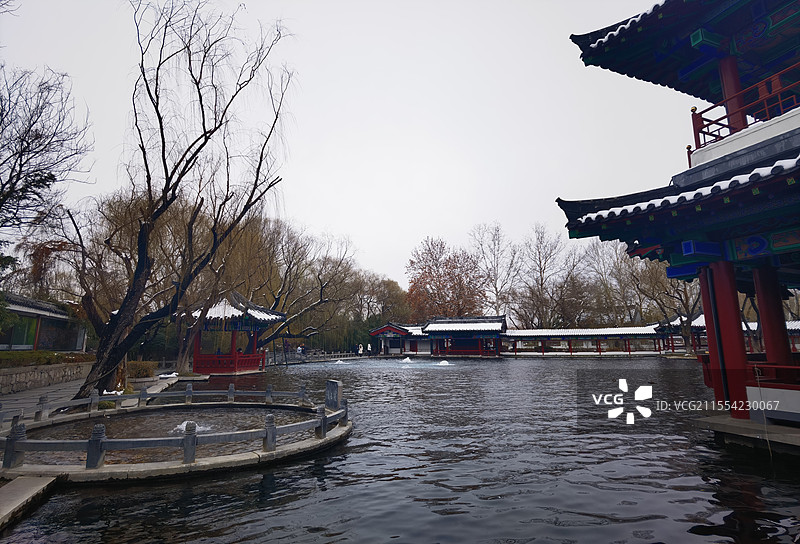 百脉泉、明水古城图片素材