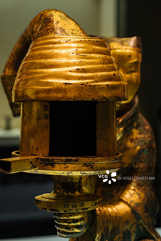 河北博物院长信宫灯图片素材