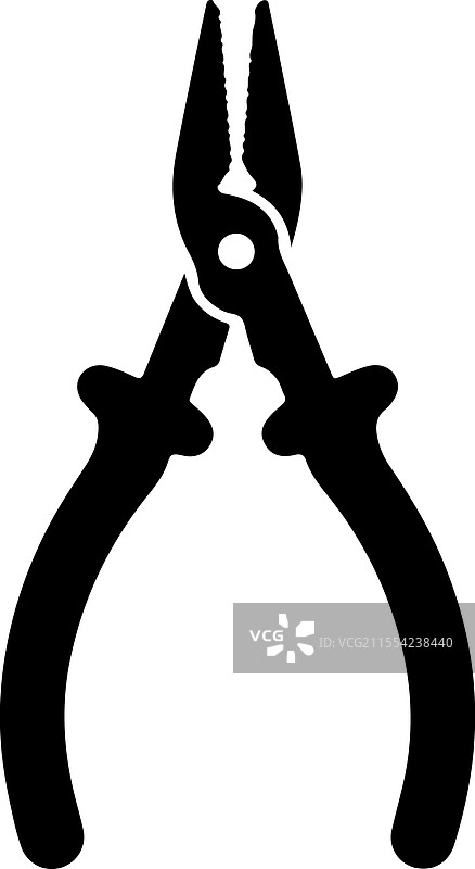 钳子剪影设计图片素材