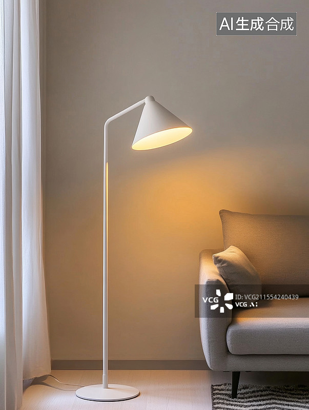 【AI数字艺术】现代简约落地灯图片素材