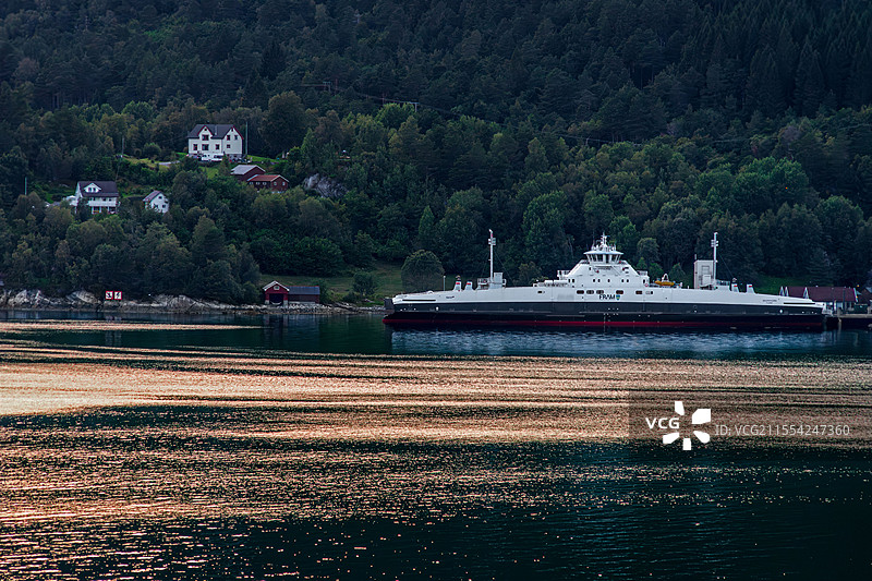 Geirangerfjord vom Kreuzfahrtschiff图片素材