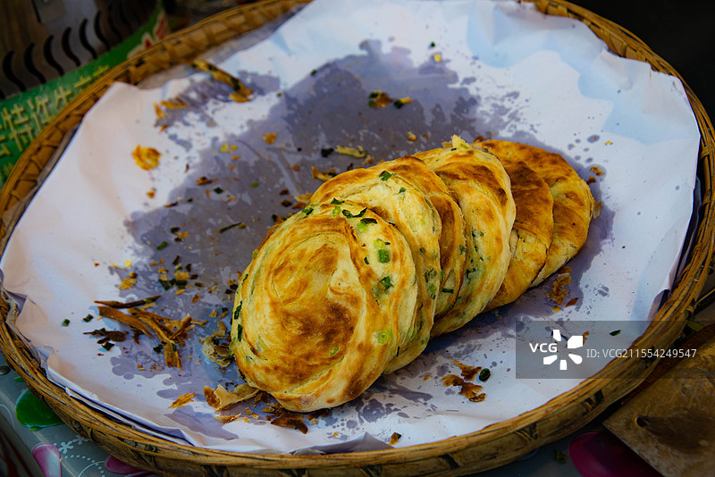 中国云南大理喜洲古镇喜洲粑粑图片素材