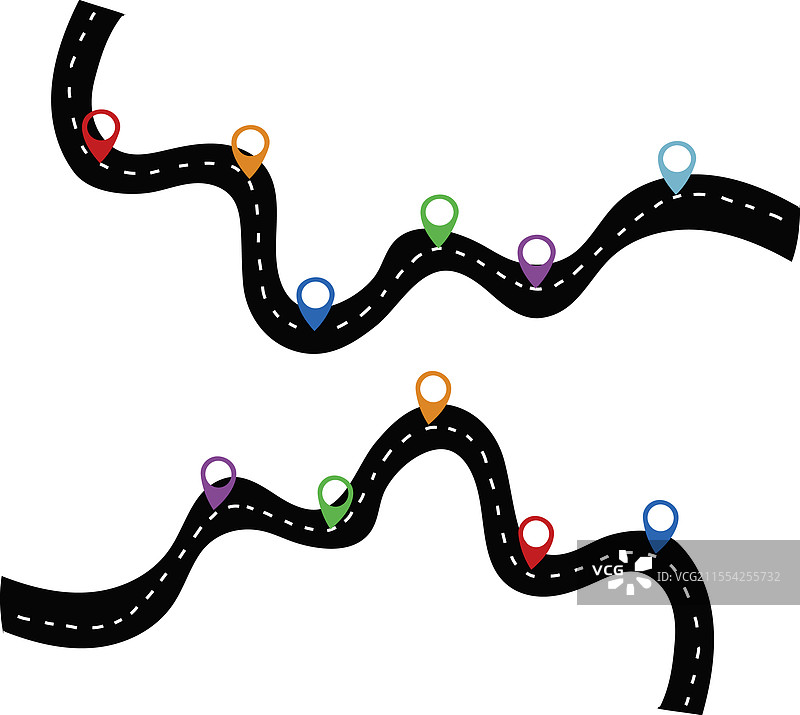路线图信息图表图片素材