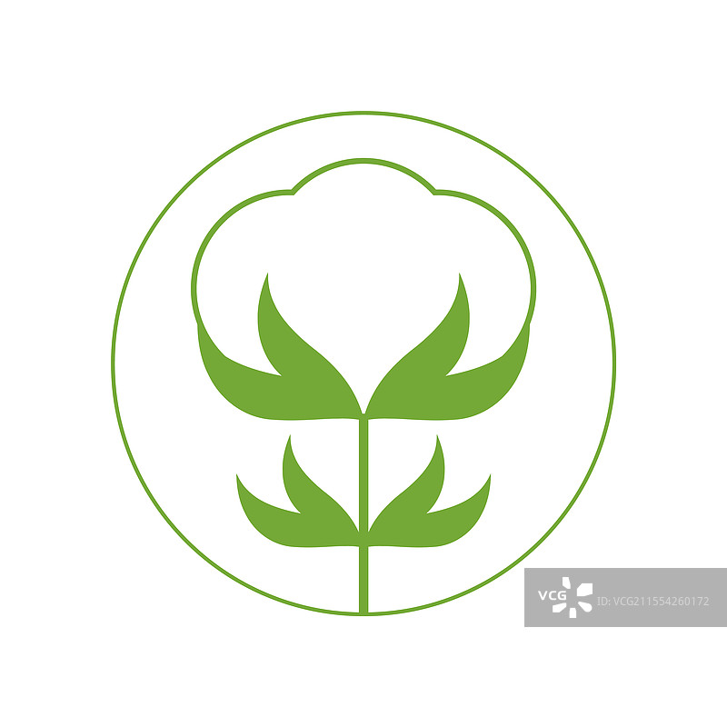 棉花花朵图标绘图图片素材