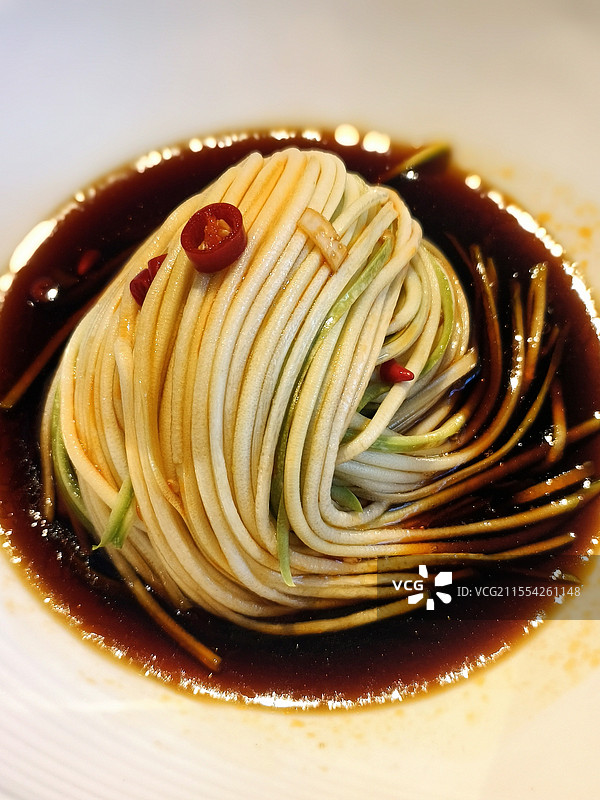 凉拌西葫芦丝图片素材