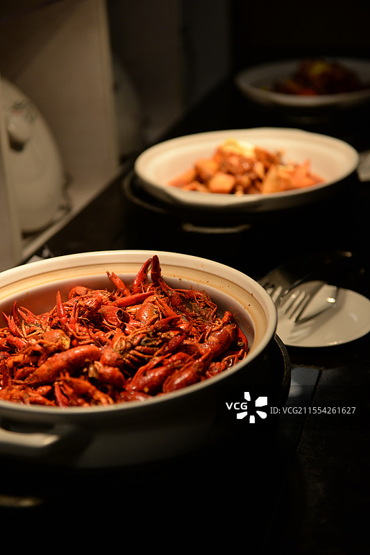 江苏淮安：五星酒店自助餐厅里的美食图片素材