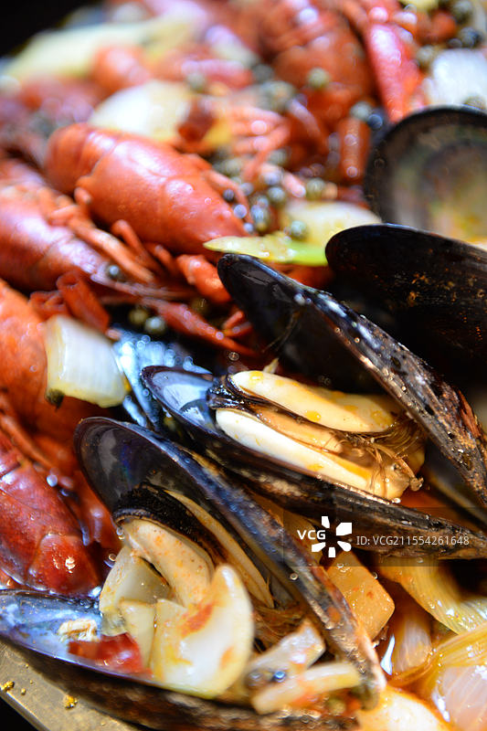 江苏淮安：五星酒店自助餐厅里的美食图片素材