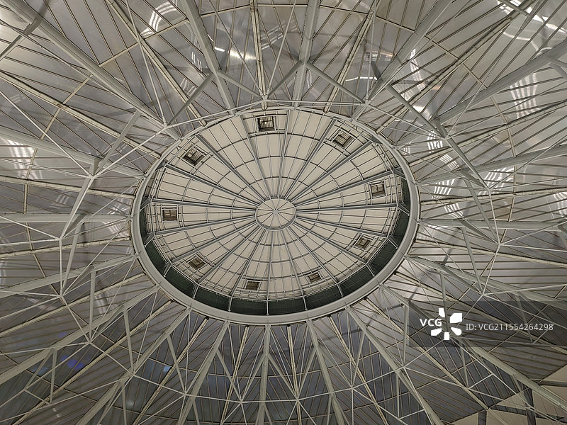 上海南站顶部大圆盘图片素材