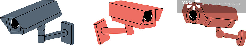 户外视频摄像机套装图片素材