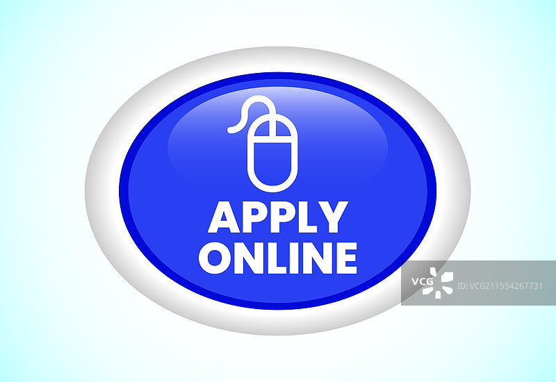适合移动应用的在线申请按钮图片素材