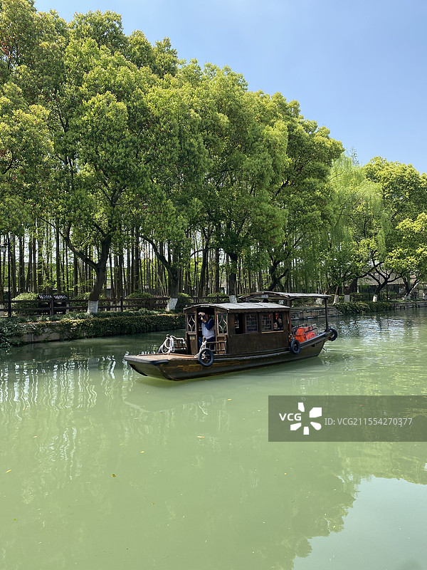 水乡小船图片素材