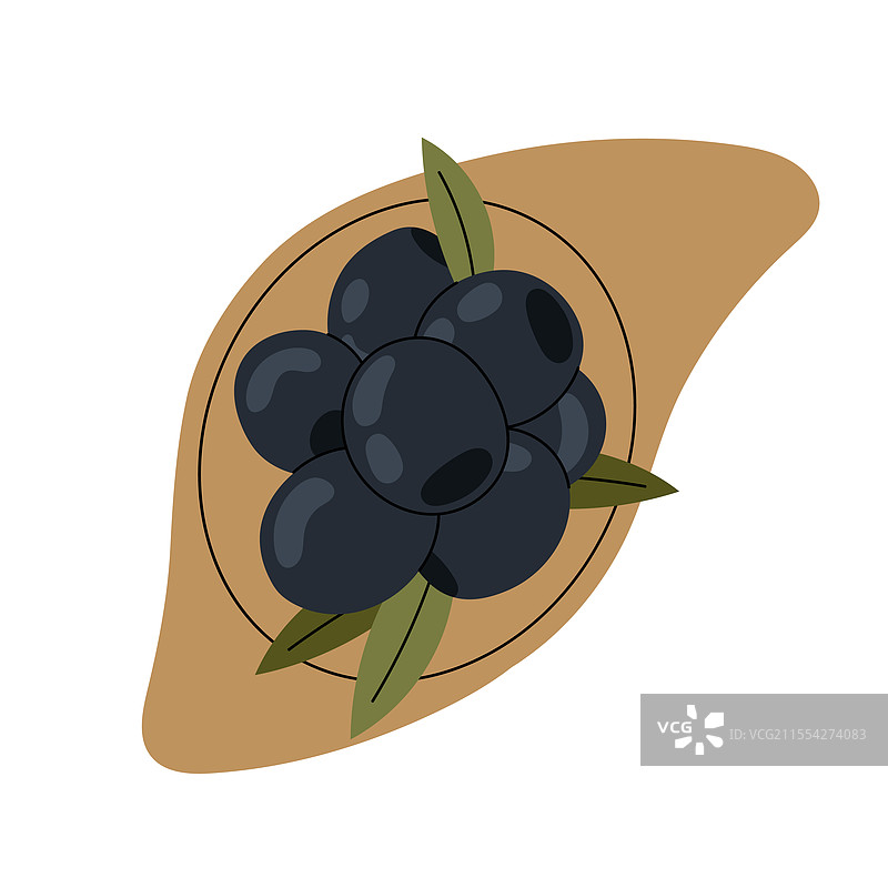 黑橄榄腌制橄榄食材食品图片素材