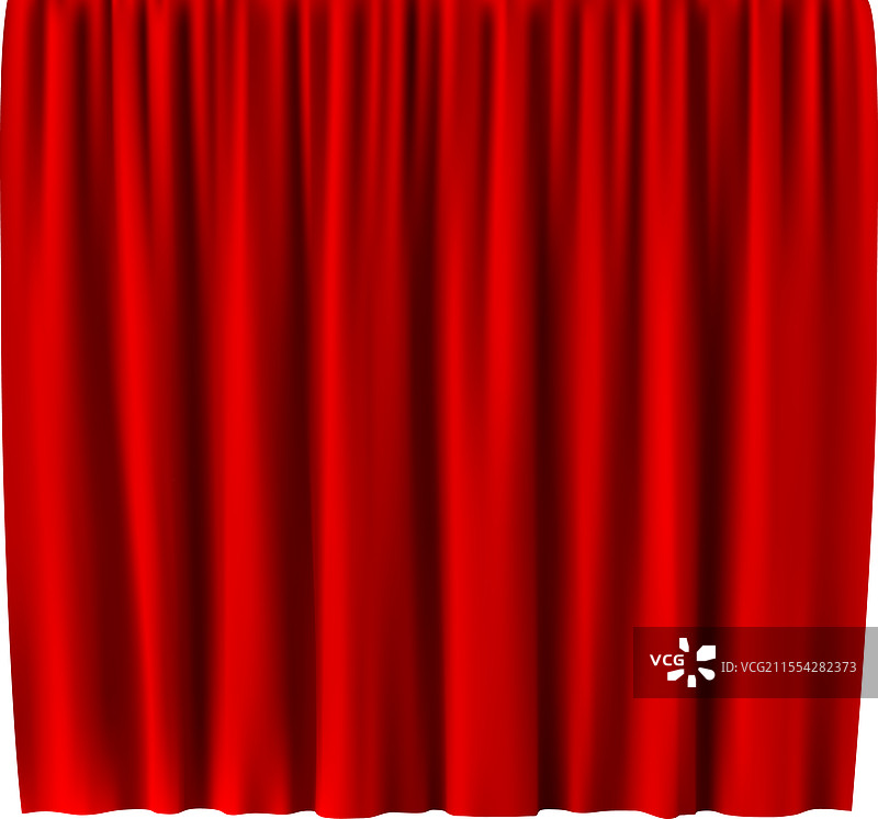 红色舞台幕布遮住了剧院舞台图片素材