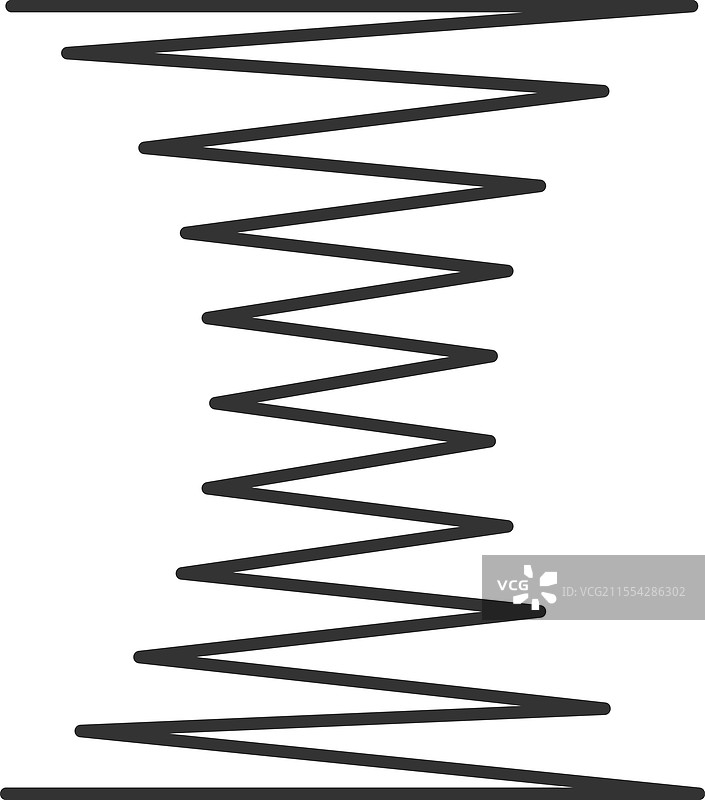 金属螺旋弹簧柔性线圈图片素材