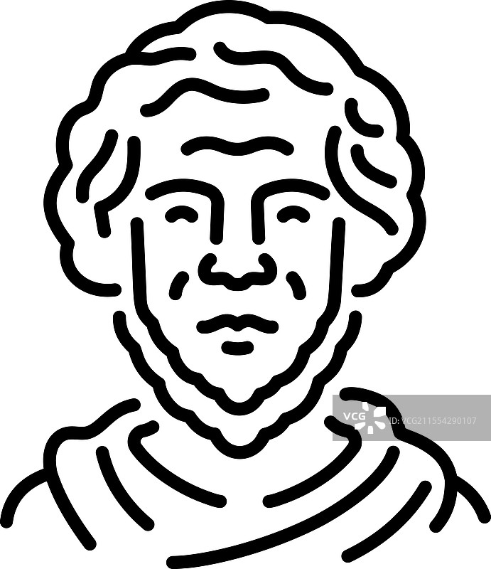 塞内卡哲学家图片素材