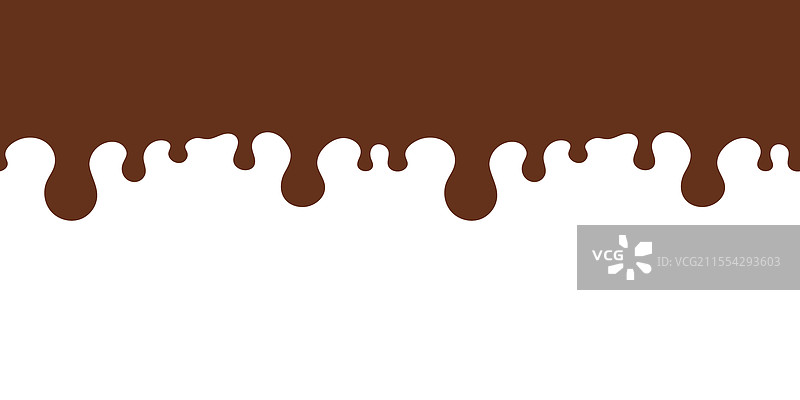 无缝巧克力滴落边框设计图片素材