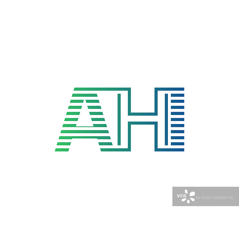 现代的ahi标志设计，字母ahi，极简风格图片素材