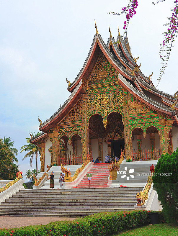 老挝琅勃拉邦大皇宫图片素材