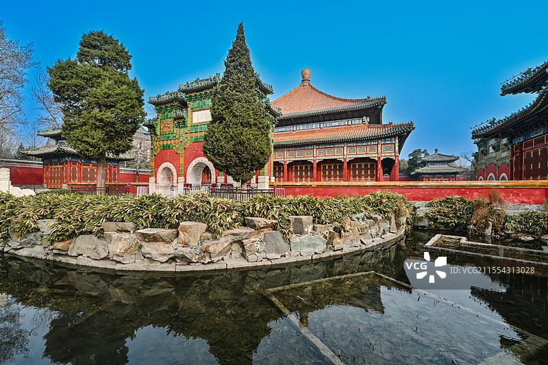 北海小西天图片素材