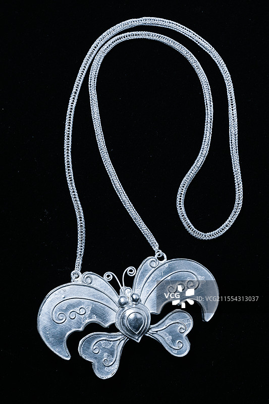 贵州苗族银饰图片素材