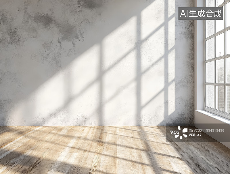 【AI数字艺术】白色干净的房间图片素材