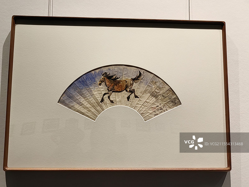 至大美奇徐悲鸿特展作品——《马》画片图片素材