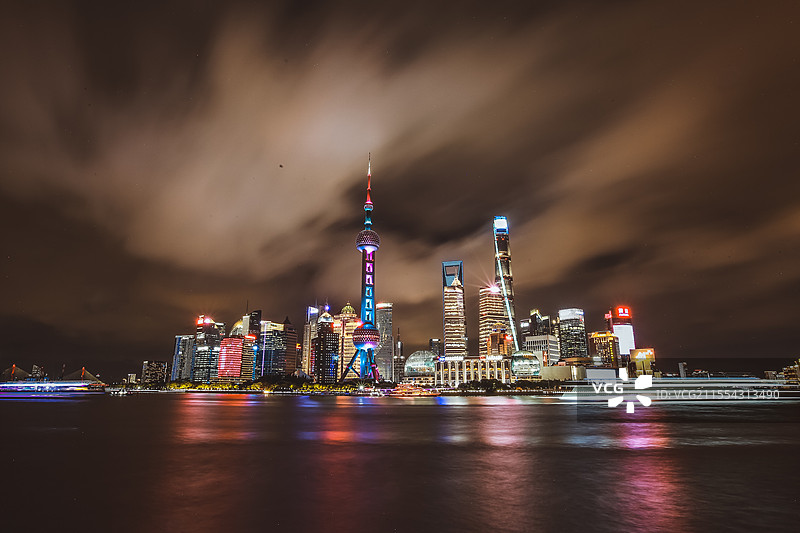 上海外滩夜景图片素材