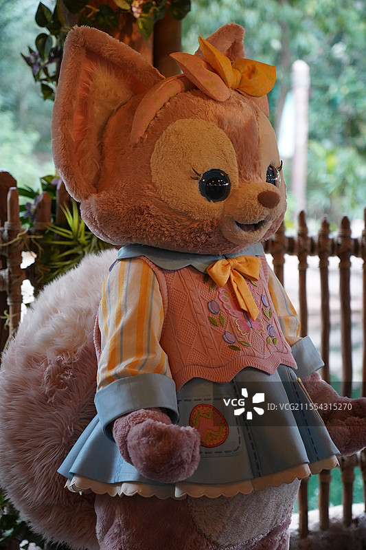 上海迪士尼的春日图片素材