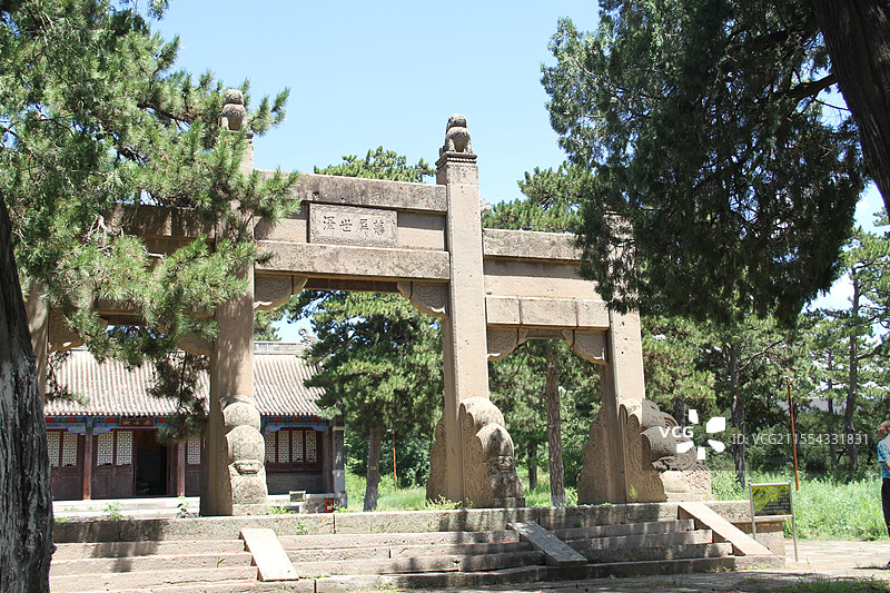 辽宁省建平县三家王子坟遗址图片素材