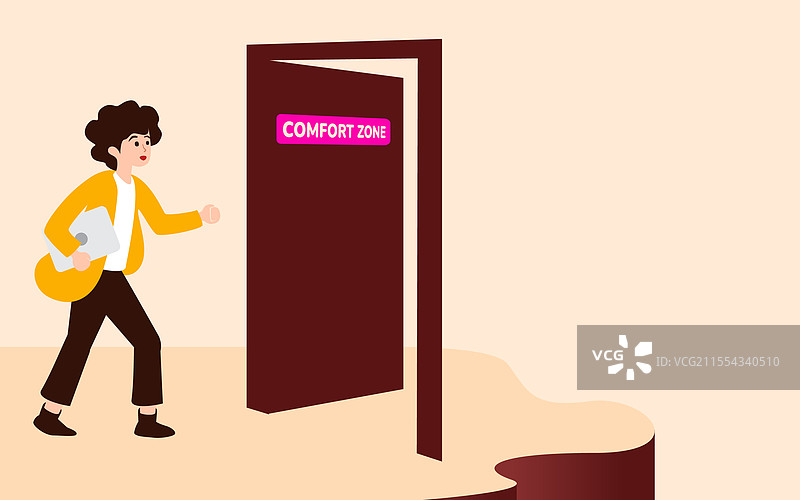 舒适区是一个大陷阱图片素材