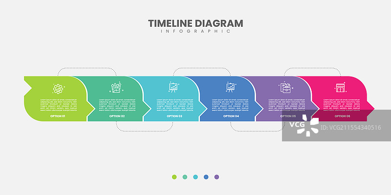带图标的信息图设计模板图片素材