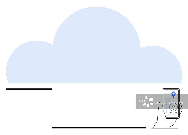 云存储概念与位置服务开启图片素材