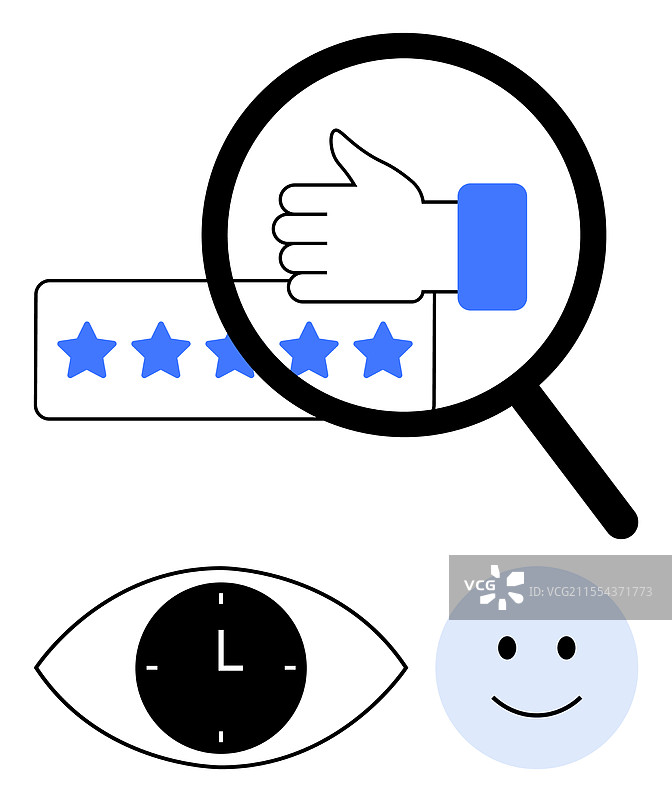 用户反馈评估与点赞星星图片素材