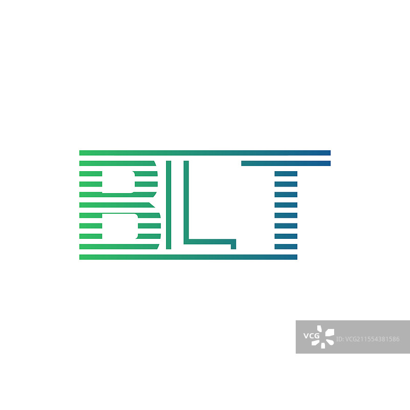 现代BLT标志设计，字母BLT，极简风格图片素材