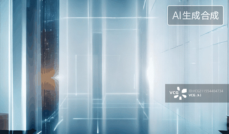 【AI数字艺术】未来之门图片素材