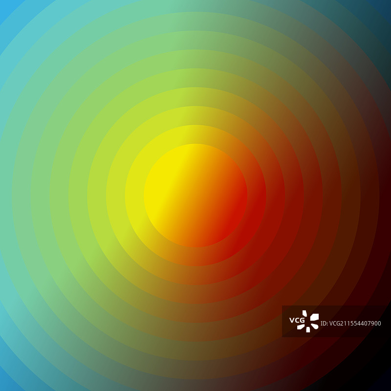 彩色渐变圆圈背景图片素材