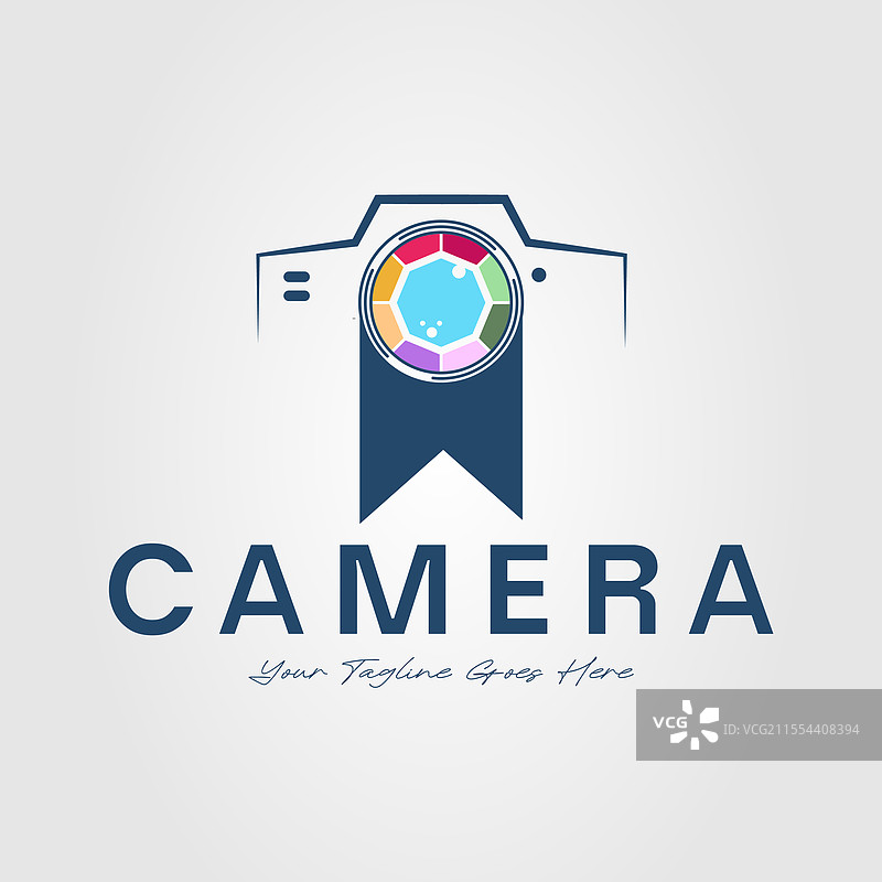 摄影或摄影师标志的相机镜头图片素材