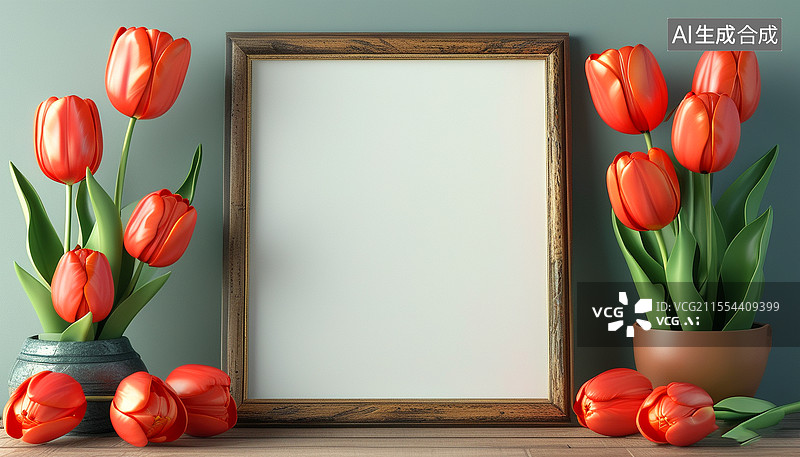 【AI数字艺术】节日装饰主题元素边框图片素材