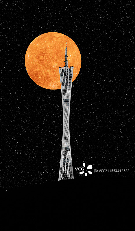 中国广东广州广州塔图片素材