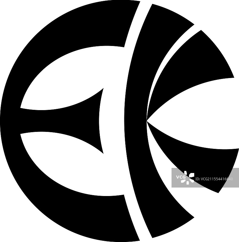 黑色的Eckankar宗教标志图标图片素材